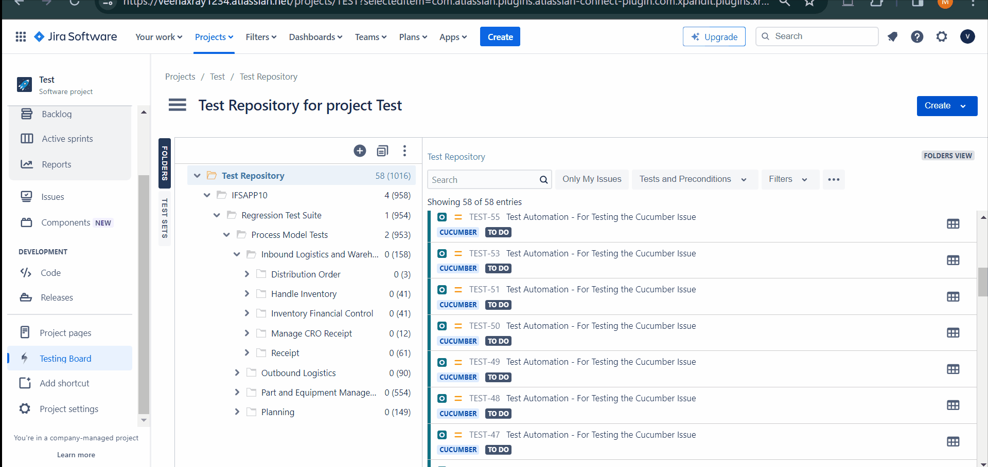[XRAYCLOUD6969] Filter 'Unassigned' Tests for the field 'Assignee' in